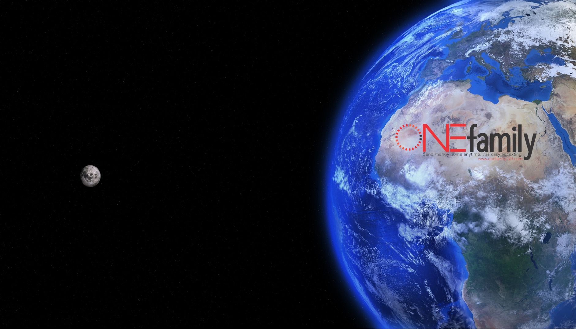 Earth and Moon from space